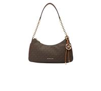 Michael Kors - Nolita Medium Signature Logo Chain Pochette - Femme - Sacs - Brun - Taille: ONE Size