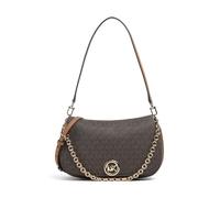 Michael Kors Nolita - Sac porté épaule logo MK Brun-Noisette 30R6GY5S2B252
