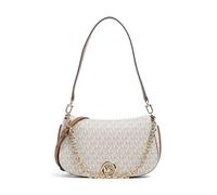 Michael Kors Nolita - Sac porté épaule logo MK Vanille-Noisette 30R6GY5S2B149