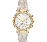 Montre chronographe Michael Kors Parker en acier inoxydable doré pour femme, MK6916 Doré