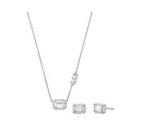 Michael Kors Parure pour femme en pierres semi-précieuses avec collier et boucles d’oreilles