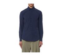 Michael Kors Chemise Performance Stretch Slim Shirt Homme Bleu Taille 2XL