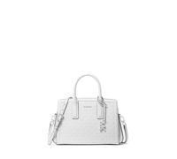 Michael Kors Petite sacoche Laila pour femme, Matériel argenté/sergé enduit signature/blanc optique/allum, taille unique