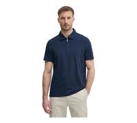 Michael Kors - Polo en piqué de coton mélangé à fermeture éclair - Homme - Tops - Bleu - Taille: S
