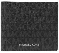 Michael Kors Porte-billets Hudson pour homme avec carte d'identité, Signature noire, One Size