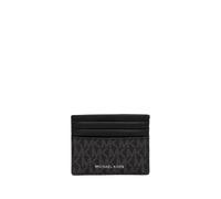 Michael Kors Greyson Étui à Cartes Haut, Signature Noire, One Size