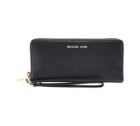 Michael Kors - Portefeuille zippé Continental en cuir - Femme - Accessoires - Noir - Taille: ONE Size