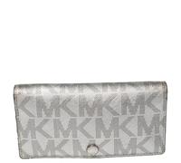 Michael Kors Pre-owned, Femme, Pre-owned, Gris, Taille: ONE Size Pre-owned Coated canvas petite-maroquinerie