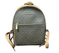 Michael Kors Pre-owned - Pre-owned Sac à dos en cuir et PVC - Femme - Pre-owned - Brun - Taille: ONE Size