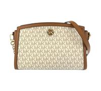Michael Kors Pre-owned - Sac bandoulière Pre-owned MK Signature en cuir Pvc - Femme - Pre-owned - Blanc - Taille: ONE Size