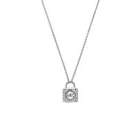 Michael Kors Premium Kors MK Collier avec pendentif en argent sterling pour femme, MKC1629AN040