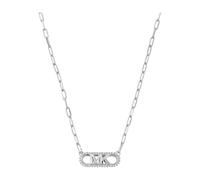 Michael Kors Premium Kors MK MKC1655CZ040 Collier avec pendentif à maillons empire pavés en argent sterling pour femme