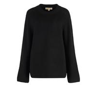 Michael Kors - Pull en Laine Mérinos Côtelé - Femme - Pulls - Noir - Taille: 38 FR