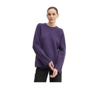 Michael Kors - Pull en laine mérinos côtelée - Femme - Pulls - Violet - Taille: 40 FR