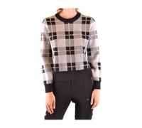 Michael Kors - Pull en maille à col rond - Femme - Pulls - Gris - Taille: 40 FR