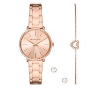 Michael Kors Pyper Watch for Women, Quartz two hand movement with Stainless steel, PVC or Leather strap