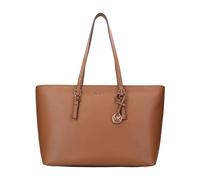 Michael Kors - Quinn Grand Sac Cabas en Cuir Grainé - Femme - Sacs - Brun - Taille: ONE Size