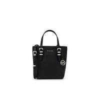 Michael Kors Quinn - Mini sac shopping cuir grainé Noir, 19 x 14 x 8,5 cm