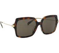 Michael Kors Femme Michael Kors MK2247U QUOGUE 395173 Lunettes de soleil Acétate Tortue Marron Carré Normale