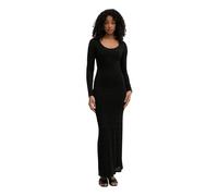 Michael Kors - Robe Longue En Maille Stretch Pointelle - Femme - Robes - Noir - Taille: 38 FR