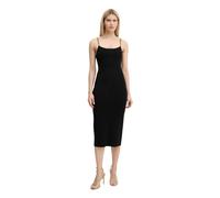 Michael Kors - Robe mi-longue en maille ornée - Femme - Robes - Noir - Taille: 40 FR