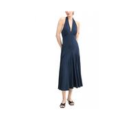 Michael Kors - Robe Midi Dos Nu - Femme - Robes - Bleu - Taille: 38 FR