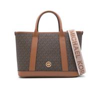Michael Kors - Sac à main Luisa Medium Signature Logo - Femme - Sacs - Brun - Taille: ONE Size