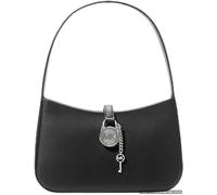 Michael Kors Sac à main Lyra Embossed Zip Pouchette Sac à main à bandoulière Noir - Taille Petite