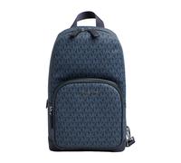 Michael Kors - Sac bandoulière en toile avec impression exclusive - Homme - Sacs - Bleu - Taille: ONE Size
