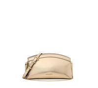 Michael Kors Sac bandoulière pochette Athena cuir de vache grainé doré femme