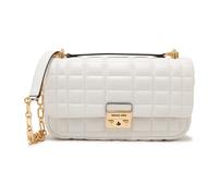 Michael Kors - Sac bandoulière Tribeca Large matelassé en cuir - Femme - Sacs - Blanc - Taille: ONE Size