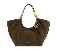 Michael Kors - Sac cabas en suède Indie Grand Modèle - Femme - Sacs - Vert - Taille: ONE Size