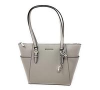 Michael Kors Sac de transport Charlotte pour femme, Gris perle, NS