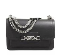 Michael Kors sac porté épaule Heather Large, Black, 23.5 x 15.2 x 7 cm