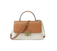 MICHAEL KORS Sac - Sac à main TRIBECA MEDIUM SIGNATURE LOGO beige
