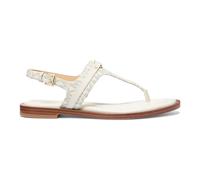 Michael Kors - Sandale T-bar avec imprimé logo - Femme - Chaussures - Beige - Taille: 36 EU