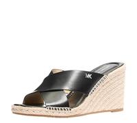 Michael Kors Sandales compensées Kenzie pour femme, noir, 38 EU