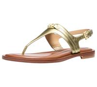 Michael Kors Sandales plates Mandy pour femme, Doré pâle, 36.5 EU