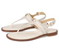 Michael Kors Sandales Mandy bride en T avec logo signature Femme Blanc Taille 36 1/2