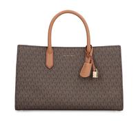 Michael Kors - Scarlett Medium Signature Logo Satchel - Femme - Sacs - Brun - Taille: ONE Size