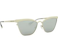 Michael Kors Lunettes de soleil MK1174 Scottsdale Métal Cat-eye Verres miroir argent Taille 56