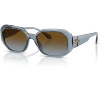 Michael Kors – Lunettes de soleil Siesta Key MK2240U 401413 Femme Jean Dégradé bleu-marron
