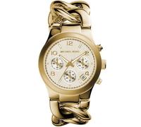 Michael Kors Slim Runway Mk3131 Femme Montre Gold Analogique Métal Nouveau Doré