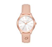 Michael Kors Femmes Analogique Quartz Montre avec Bracelet en Cuir MK7545