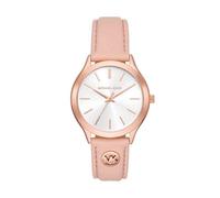 Michael Kors Femmes Analogique Quartz Montre avec Bracelet en Cuir MK7545