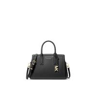 Michael Kors Laila Small Sac à main noir, cuir grainé, femme