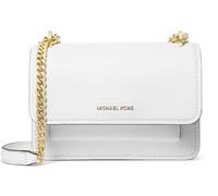 Michael Kors Sac porté épaule Claire Small cuir de vache grainé blanc femme One Size