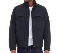 Michael Kors Soft Shell Jacket, Wind and Water Resistant Coat, Noir, M Hommes