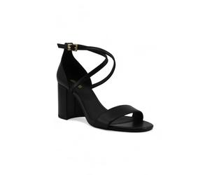 Michael Kors - Sophie Flex Leather Sandal - Femme - Chaussures - Noir - Taille: 38 1/2 EU