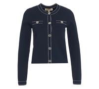 Michael Kors - Stitch Cardi - Femme - Pulls - Bleu - Taille: 40 FR